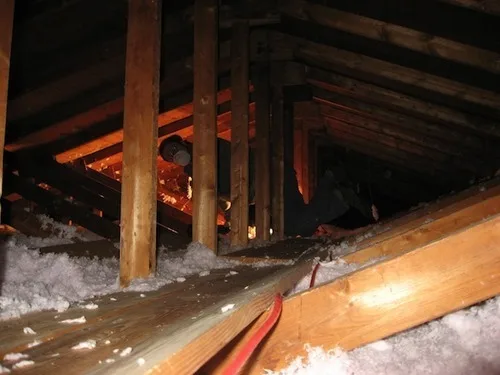 **So far**

…so good.  
  
The first order of business was replacing all the locks. [Schlage](http://www.schlage.com/) made it pretty easy. Yay for now only having to carry a single key.  
  
I got our washer and dryer installed. It sounds simple, but it proved to be more difficult than we expected when I had to flip the receptacle. It had mysteriously been installed upside down. Come to think of it, all of our receptacles are upside down– the ground plug goes on top, darn it!  
  
Next, and my biggest project so far, was replacing the asthmatic vent fan in our main bathroom with a new fan capable of moving 140cfm. It’s quiet, too, at just 2 sones. Our attic is only about 5 feet tall at its peak. I am 6 feet, 6 inches tall, so I spent a lot of time on my hands and knees. I did get to buy a wonderful [jigsaw](http://www.boschtools.com/Products/Tools/Pages/BoschProductDetail.aspx?pid=1587AVSP-1), which more than makes up for a case of fiberglass insulation itchiness.  
  
This morning we leveled the stove after noticing that all of our cooking was sliding towards us. Ah, much better. Tonight we replaced the battered air vents in our living room. We just didn’t think that the duct tape holding them together improved the room’s æsthetics.  
  
I’ll let Venus tell you about her hatred of brass hardware and the banana boat fan.