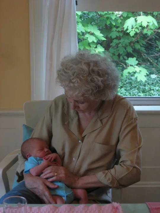 **Awwww**

I’m making progress on window trim, installed a storage system in Abigail’s closet, and mowed the yard, but all of that stuff pales in comparison to **more cute baby pictures!**