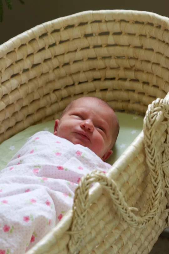 **Awwww**

I’m making progress on window trim, installed a storage system in Abigail’s closet, and mowed the yard, but all of that stuff pales in comparison to **more cute baby pictures!**