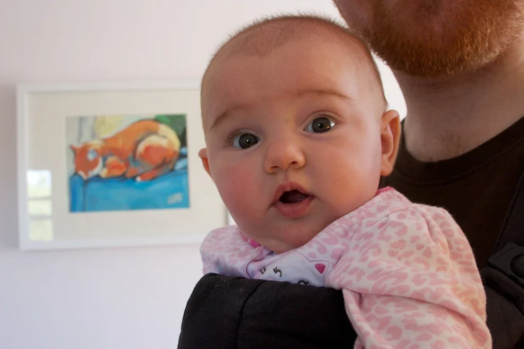 It’s been a while since we posted Abigail pictures. It’s amazing how quickly she’s changing.