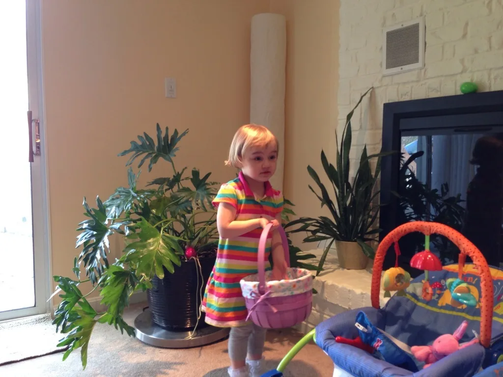 “Will it be Easter again tomorrow?” Abby had so much fun. She didn’t want the good times to stop.