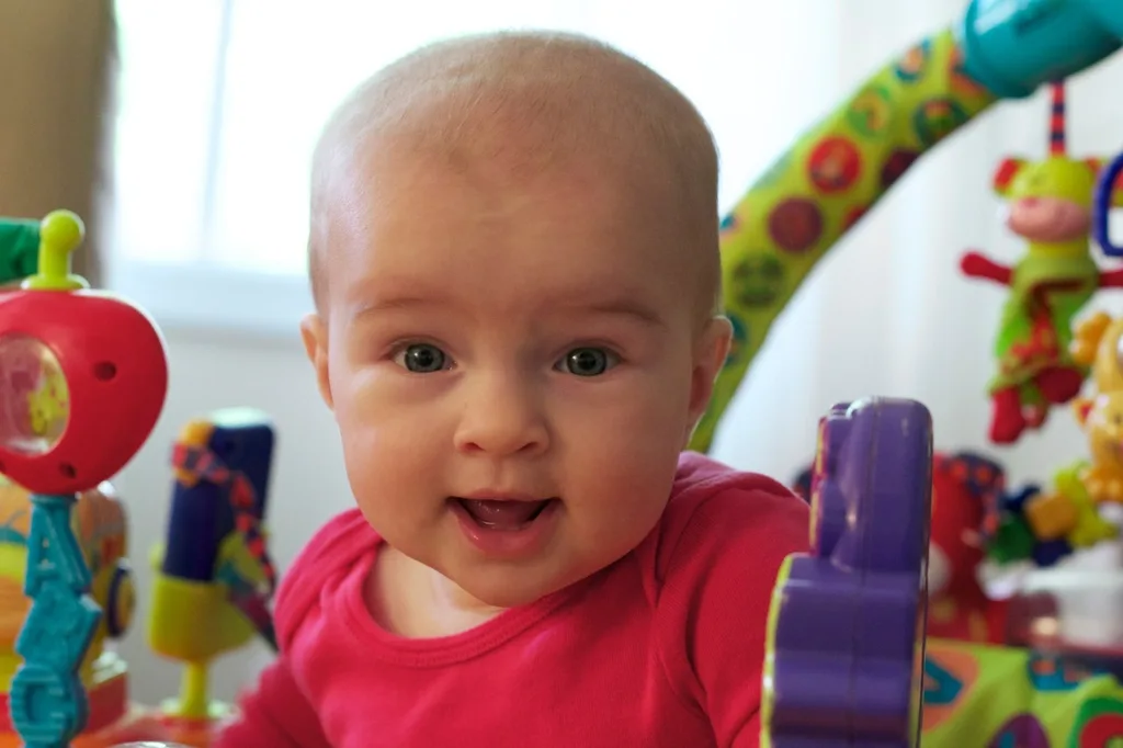 6 months old already! Our Josie weighs 17.6 pounds (is in the 77th percentile) and is 26.75 inches tall (80%). Gwen weighs 16.49 pounds (57%) and is 26.5 inches tall (73%). Pretty awesome, especially for twins! More importantly, as Abby said tonight: “they’ll be chasing after me soon.”