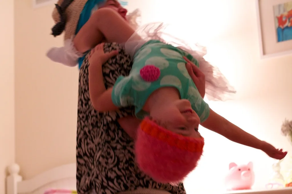 Abby had a fun time with Auntie Mel today.