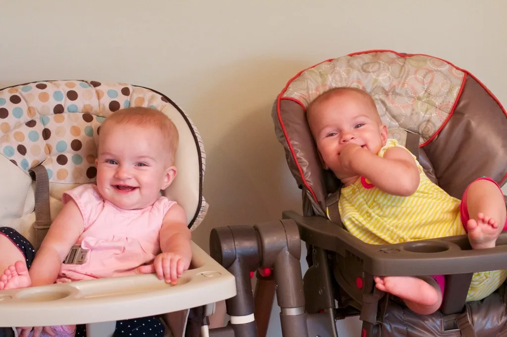 At ten months old (already!), the babies are doing some amazing things. They’re both accomplished crawlers, and can pull themselves up on everything. They’re also both trying to talk. They say “ma” for sure and Gwen seems to say teeth, cat, and cheese. They understand a lot more than they can say. They love pat-a-cake, and will bounce up and down to music. They also love feeding themselves finger foods. Their current favorites are canned vegetables. Potatoes, steak, and blueberries gave us some awesome zzzzs last night. Josie slept until 5am, woke up for some milk, and then went back to sleep until 7:30am! Gwen did great too. She was up at 2am and 6am, and then slept until 7:30am! Amazing!