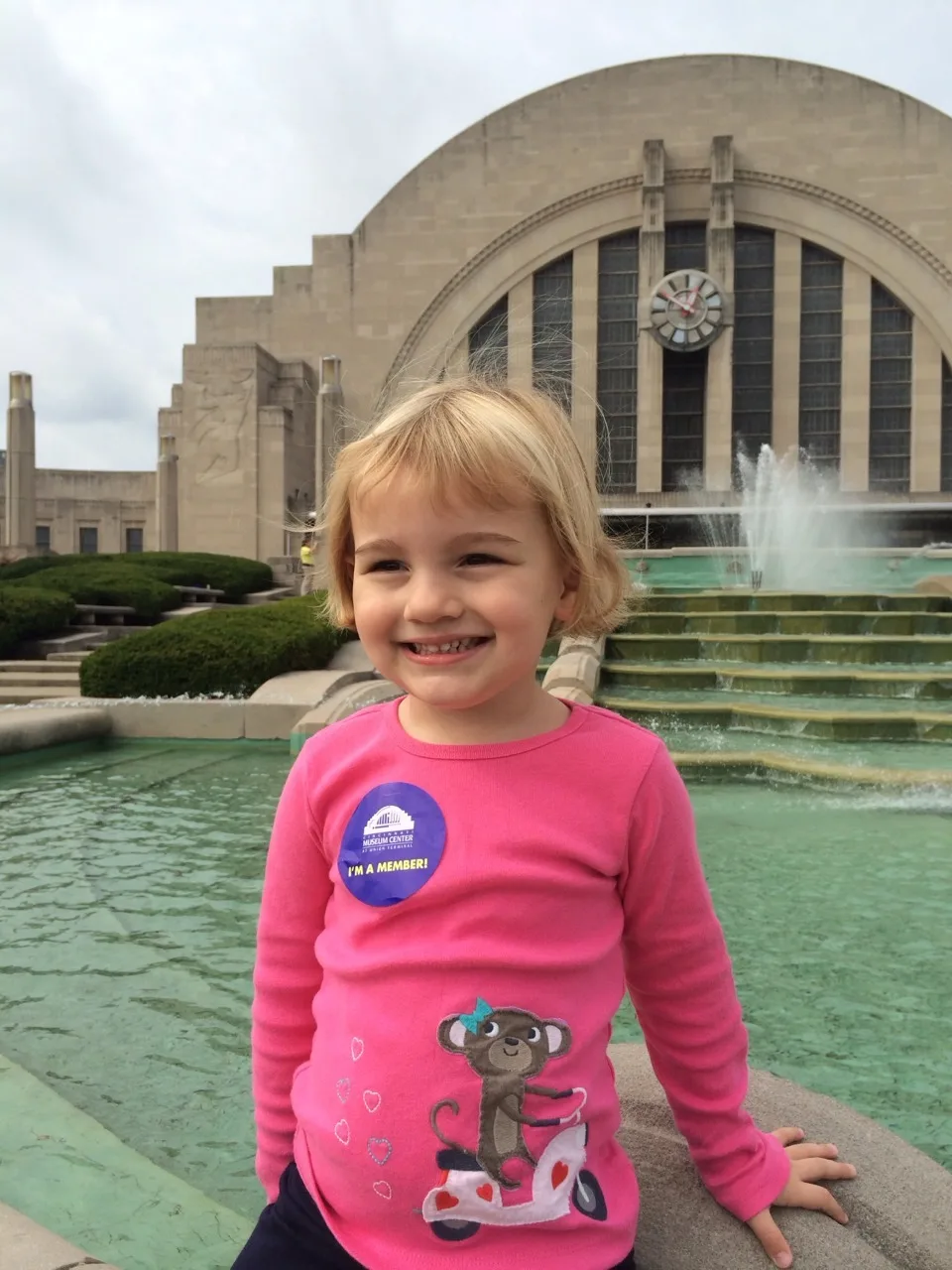 Abby’s very excited about us being Museum Center members again.