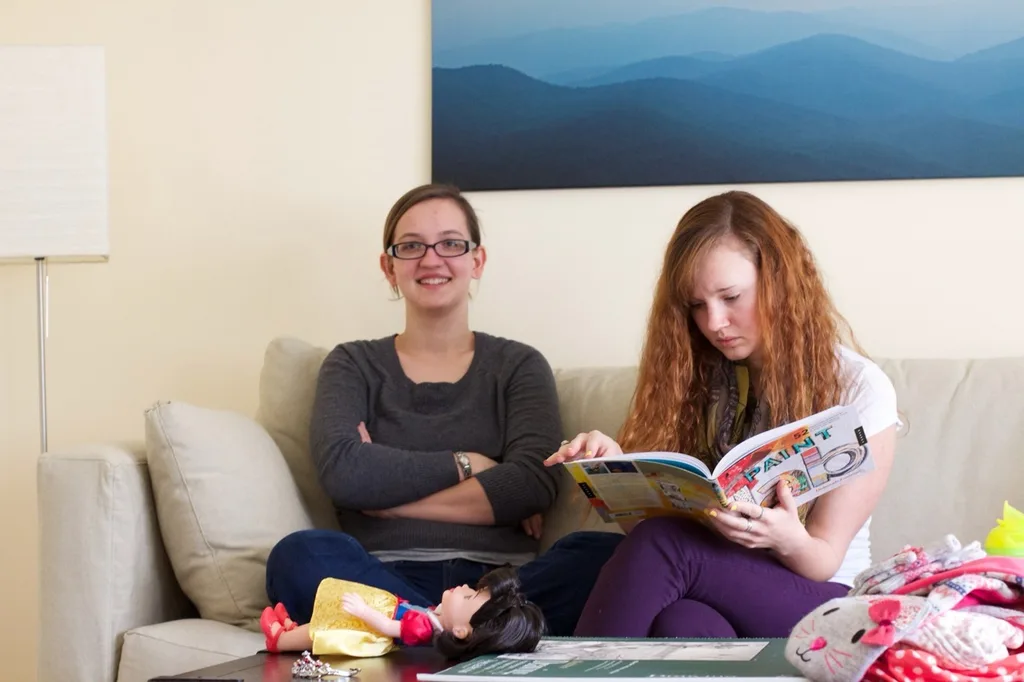 The Christmas spirit just keeps on going around our house! We enjoyed a nice visit and some exchanging of gifts with my sisters, Uncle Ben, and my mom today.