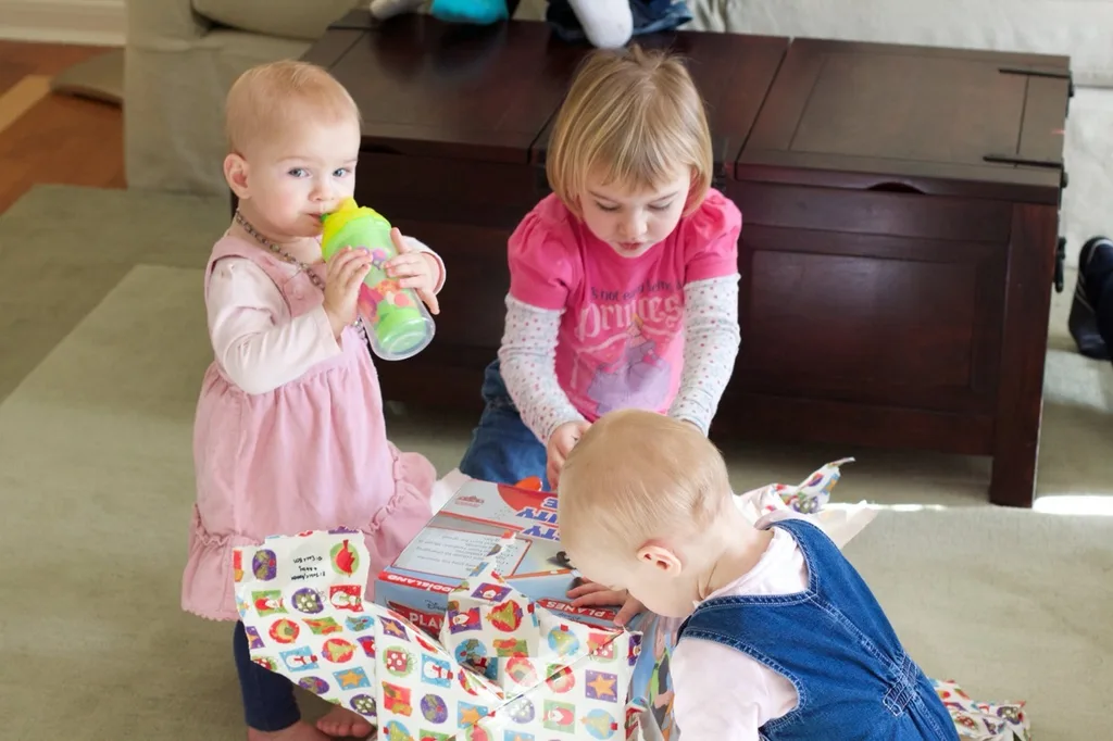 The Christmas spirit just keeps on going around our house! We enjoyed a nice visit and some exchanging of gifts with my sisters, Uncle Ben, and my mom today.