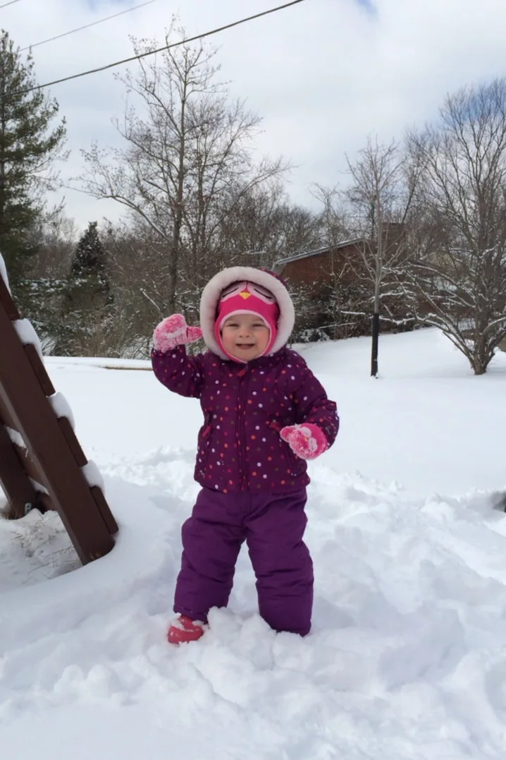We all played in the snow today! The girls enjoyed sledding with their Papa. Gwen didn’t care for the snow quite as much as Josie and Abby. After her first forward fall, she decided it made good sense to stay mostly in one place. Josie attempted to wander around in the deep snow and wasn’t bothered by her many snowy faces. Abby enjoyed climbing on the huge snow piles, making snow angels, and sledding. Big girls can have all the fun.
