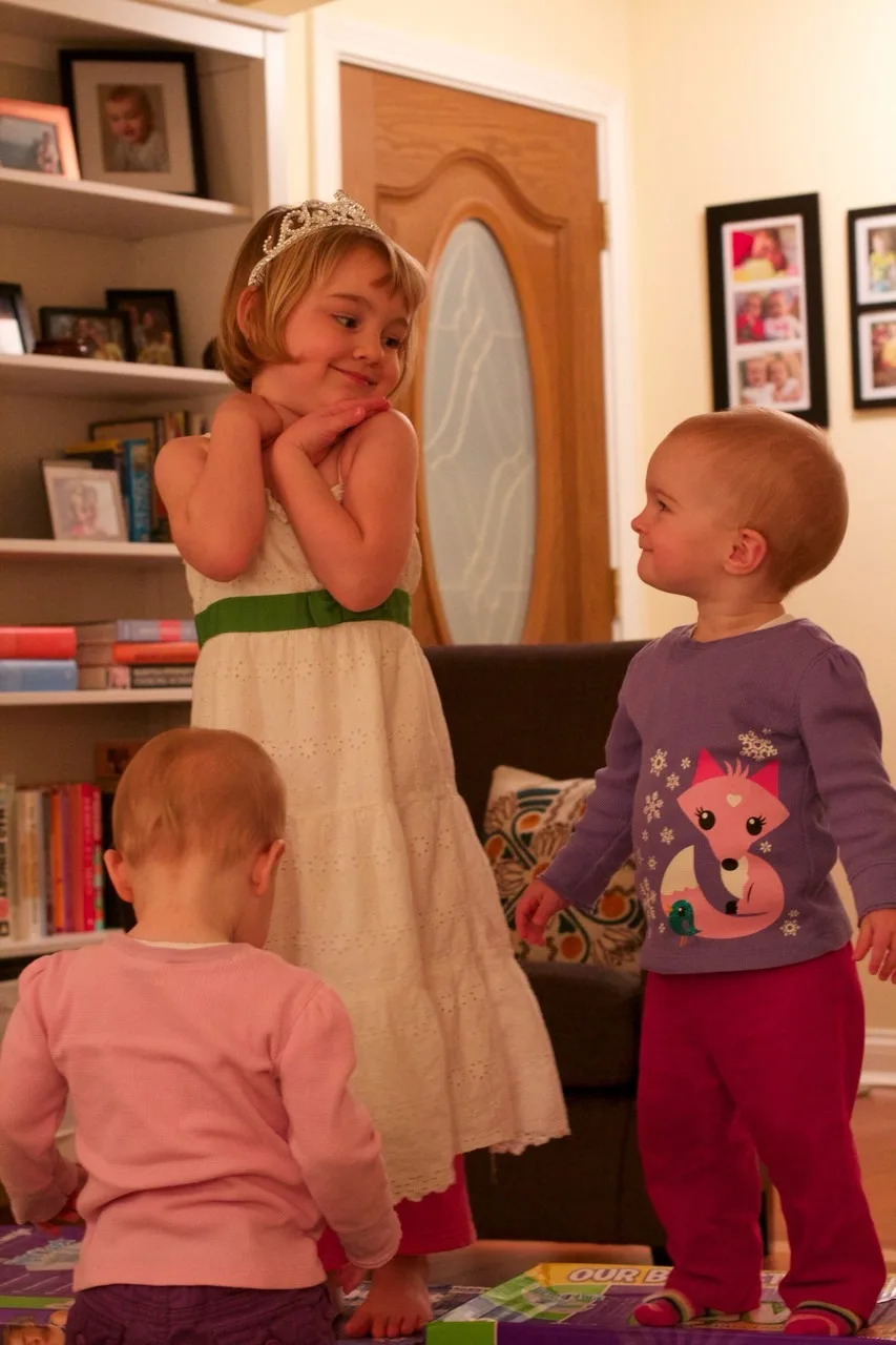 Princess Abby and her adoring fans.