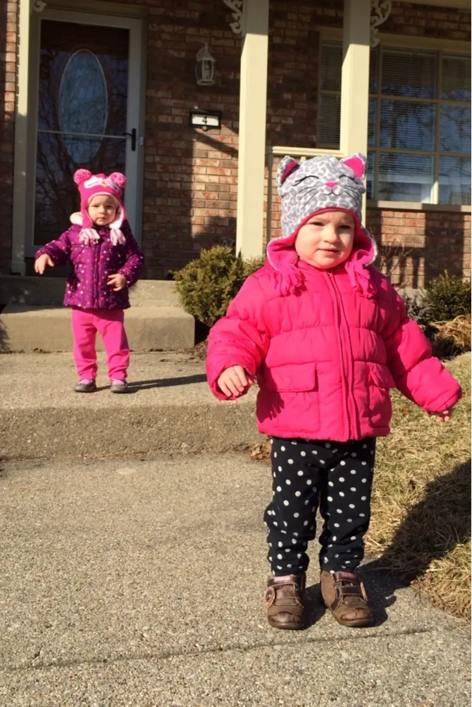 We soaked up the sunshine during our little walk this afternoon.
