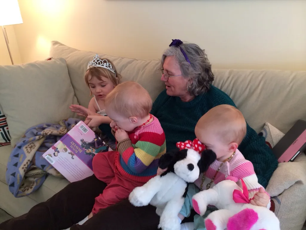 The girls greatly enjoyed visiting with their surprise guest today.