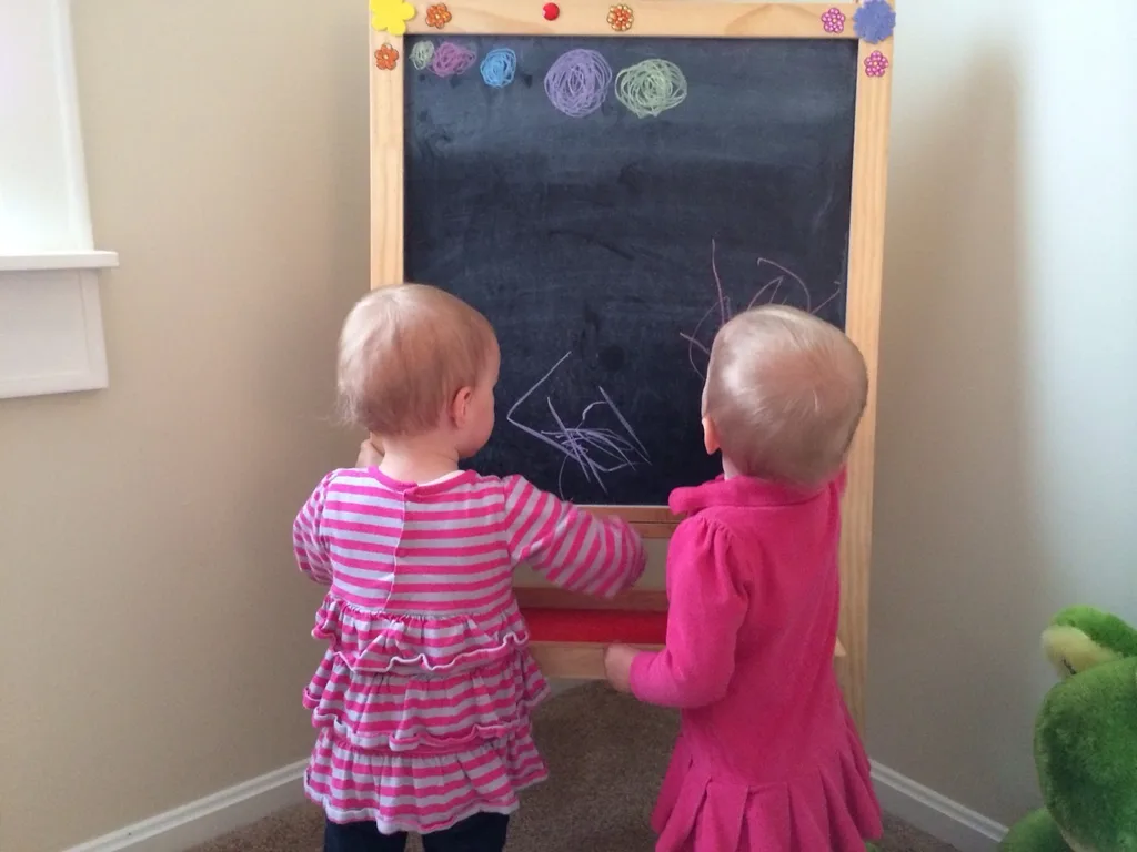 The artists at work.