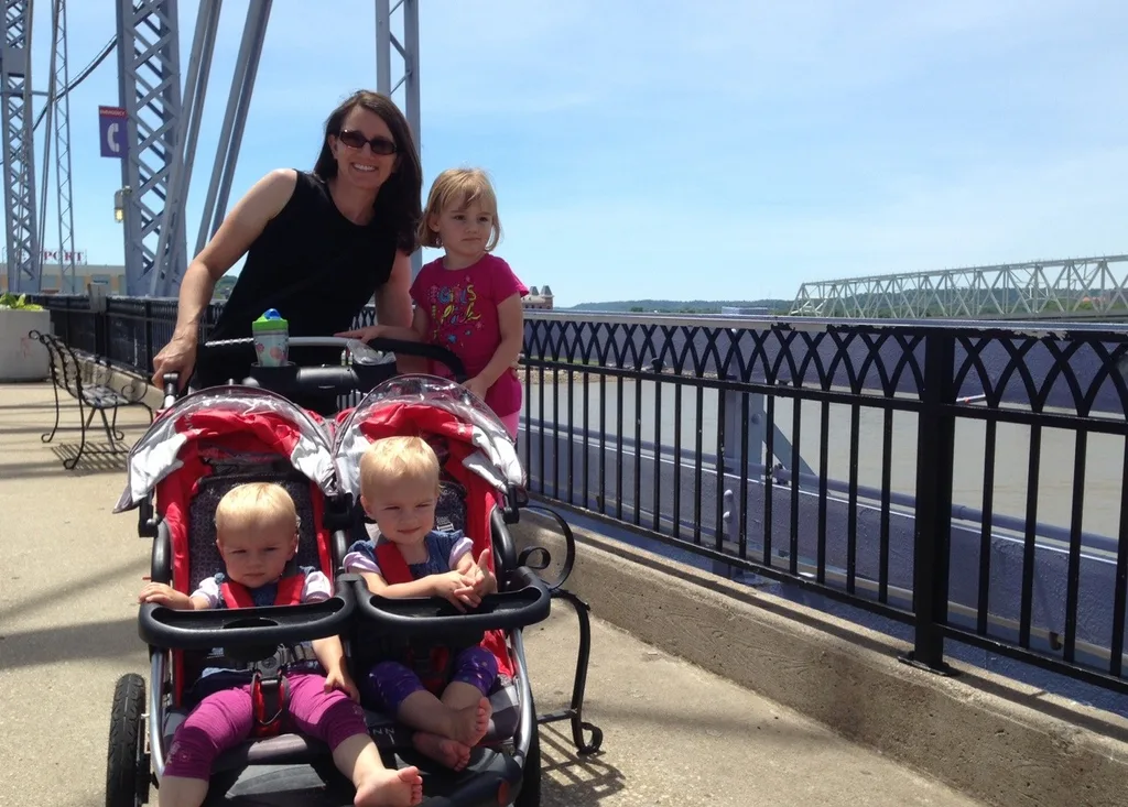 It was a beautiful morning for a walk across the Purple People Bridge and a picnic at Sawyer Point.