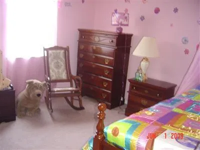 Here are the photos from the listing for our house when we bought it in 2010. I certainly don’t miss the dark colors and the famous “banana boat” fan. It’s amazing to look back and think about all the changes we made since then. Some highlights:

*   painted every room
*   replaced all the carpet
*   replaced every light fixture and outlet
*   replaced every door knob and hinge
*   added window trim in the bedrooms and kitchen
*   updated the deck

We came a long way!