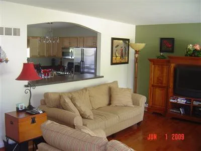 Here are the photos from the listing for our house when we bought it in 2010. I certainly don’t miss the dark colors and the famous “banana boat” fan. It’s amazing to look back and think about all the changes we made since then. Some highlights:

*   painted every room
*   replaced all the carpet
*   replaced every light fixture and outlet
*   replaced every door knob and hinge
*   added window trim in the bedrooms and kitchen
*   updated the deck

We came a long way!