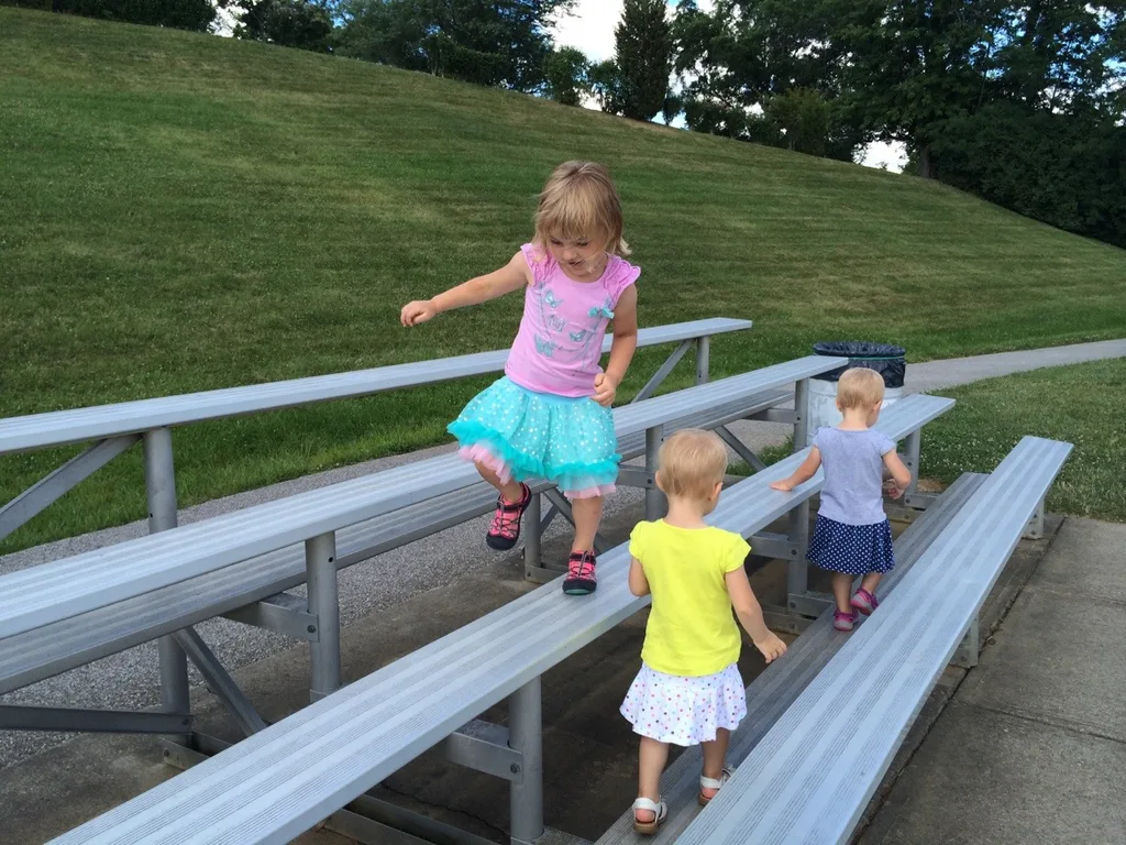 Two parks in two days! We’re loving this nice weather.