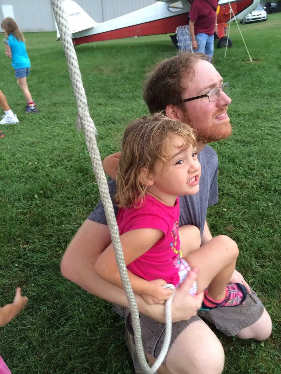 We had a great time at the Red Stewart Airfield Airshow, even though we spent it huddled under the wing of an Aeronca Champ and got soaked on our way back to the car. We’ll hope for better weather next year!