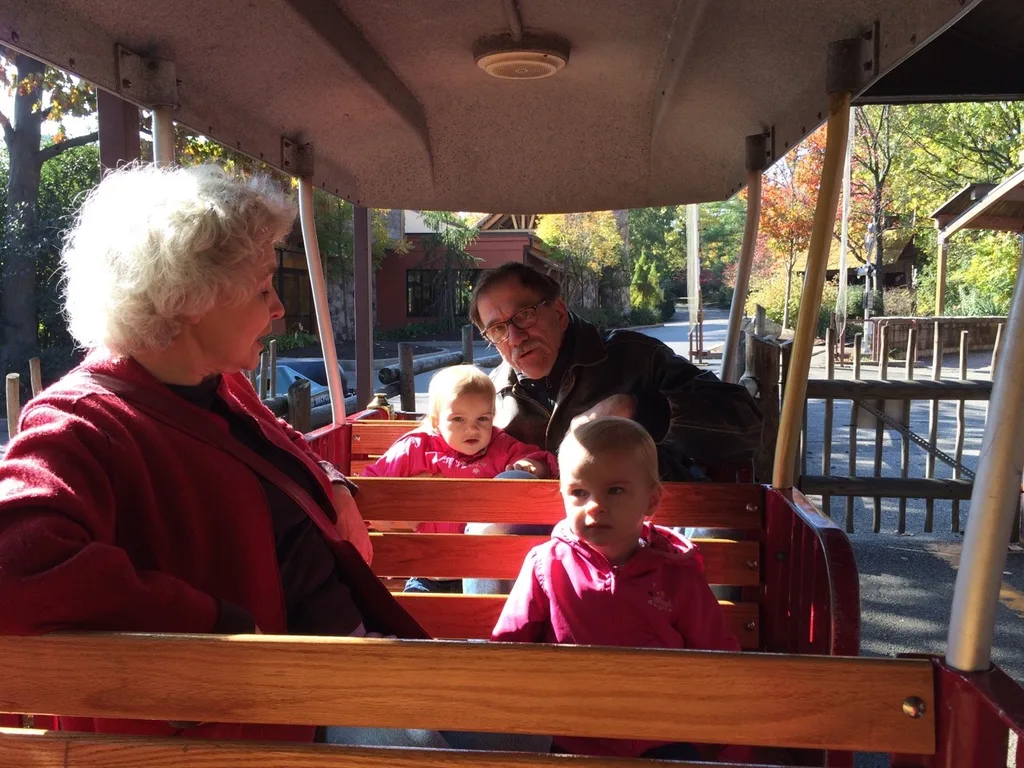 We’re soaking up the lovely weather while we can! Yesterday, we fed “goaties,” rode the train, and had other fun with Grandma and Grandpa at the Zoo. Today, we enjoyed petting farm animals (more goats!), a hayride, selecting pumpkins at a pumpkin patch, ghost bowling, and other Halloween fun with Angel and Grandma Susan at Parky’s Farm at Winton Woods Park. Too bad we previously scheduled flu shots for tomorrow.