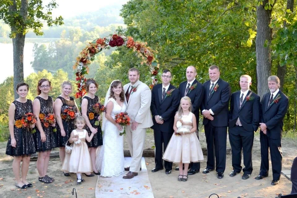 With 616 professional photos to choose from, it was hard to pick just ten favorites from Mel and Ron’s wedding, but here are some that captured the ceremony, reception, families, and wedding party.