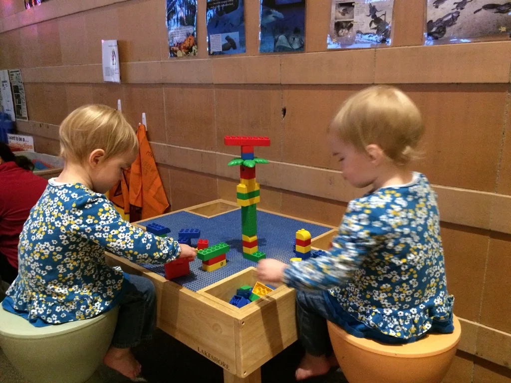 We had a fun Saturday morning excursion to the Museum Center. Gwen and Josie especially liked the chicken truck, and riding the escalators. Abby greatly enjoyed, and was really adept at tangrams.