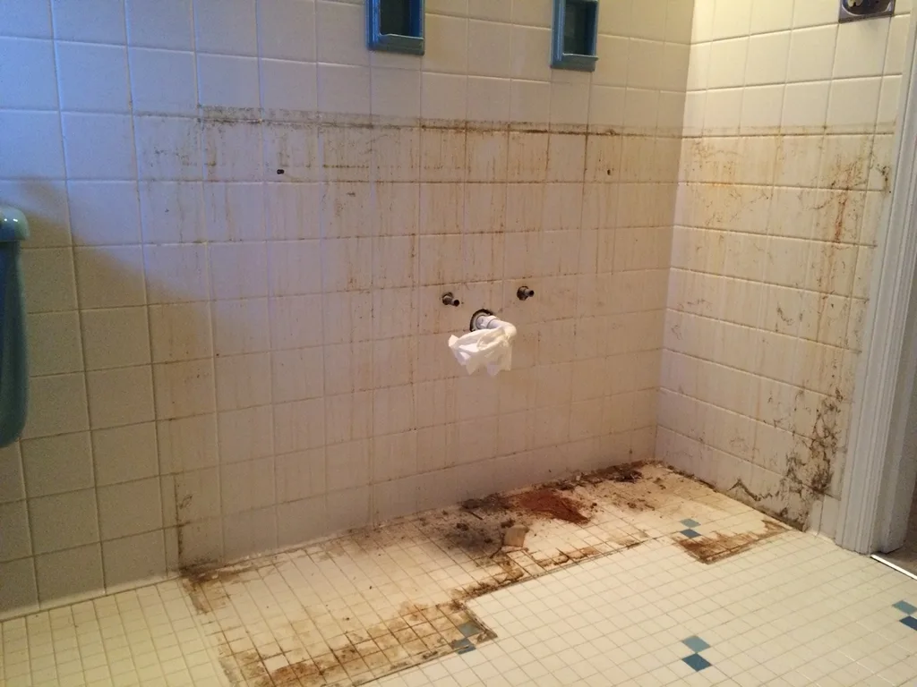 Since we didn’t want to expose our sick kids to paint fumes this weekend, we decided to tackle another project. The bathroom seems so much bigger and nicer now!