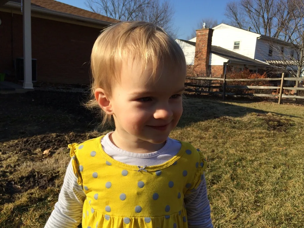 It was squishy in our yard, but these two had fun poking around in the mud on this wonderfully warmer day.