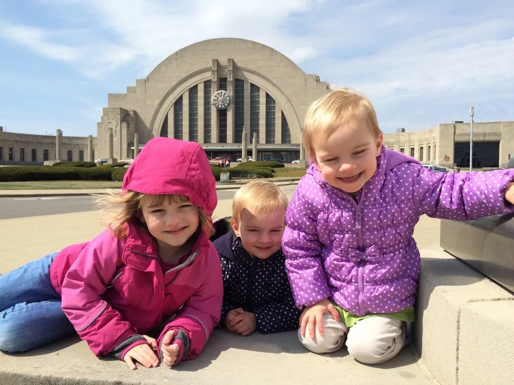 I took the girls to the Museum Center all by myself this morning! They had fun, and I didn’t lose my mind.