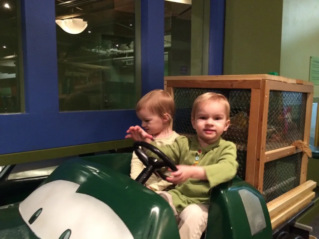 I took the girls to the Museum Center all by myself this morning! They had fun, and I didn’t lose my mind.