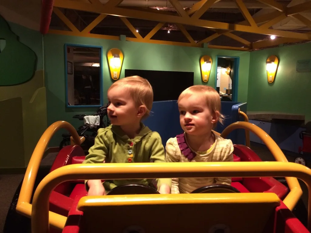 I took the girls to the Museum Center all by myself this morning! They had fun, and I didn’t lose my mind.