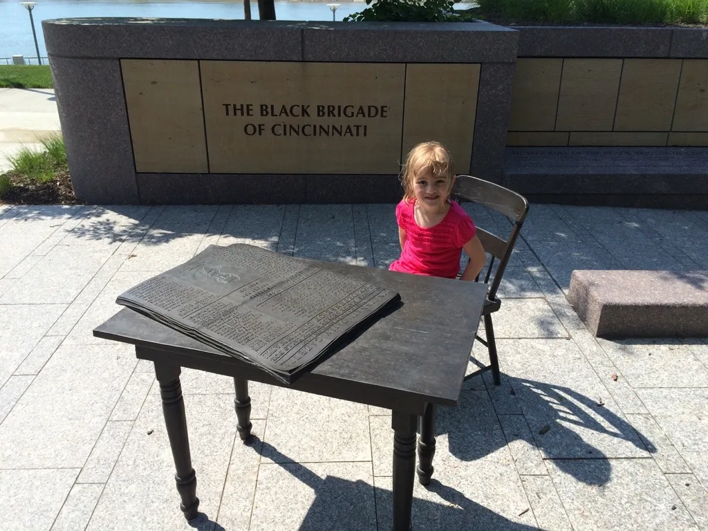Abby and I had lots of fun exploring Smale Riverfront Park this morning. We’re looking forward to the new playground and carousel opening soon.