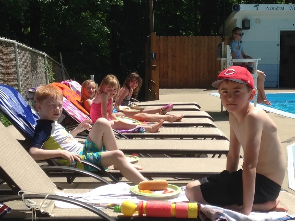 Our pool opened today!