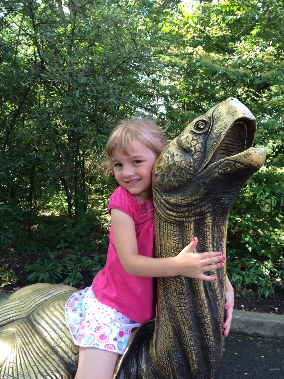 Mama and Abby morning at the Zoo.
