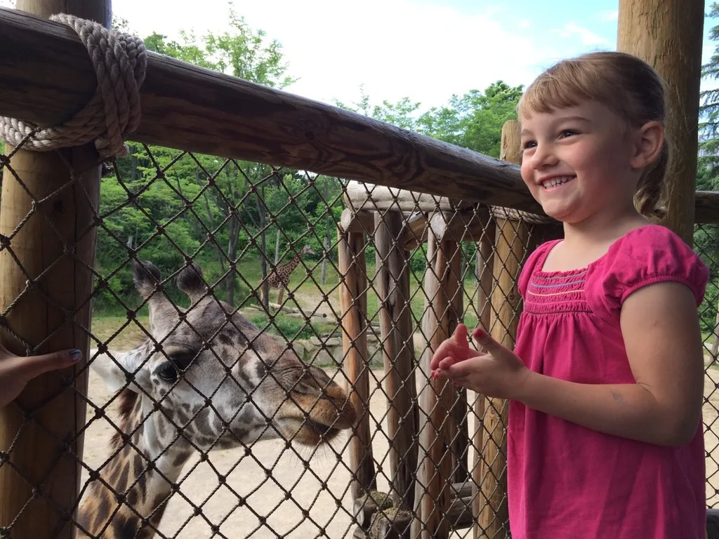 Mama and Abby morning at the Zoo.