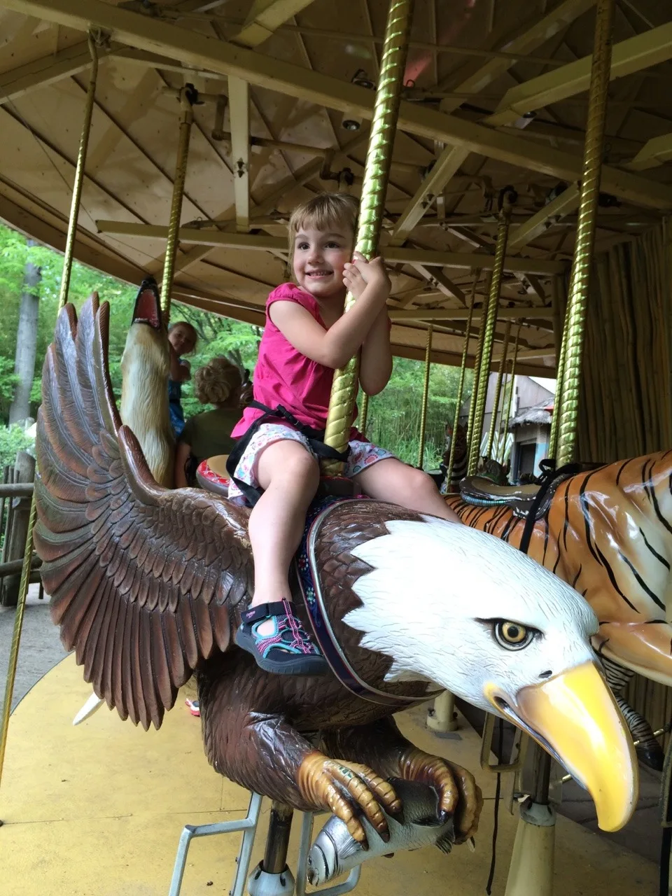 Mama and Abby morning at the Zoo.