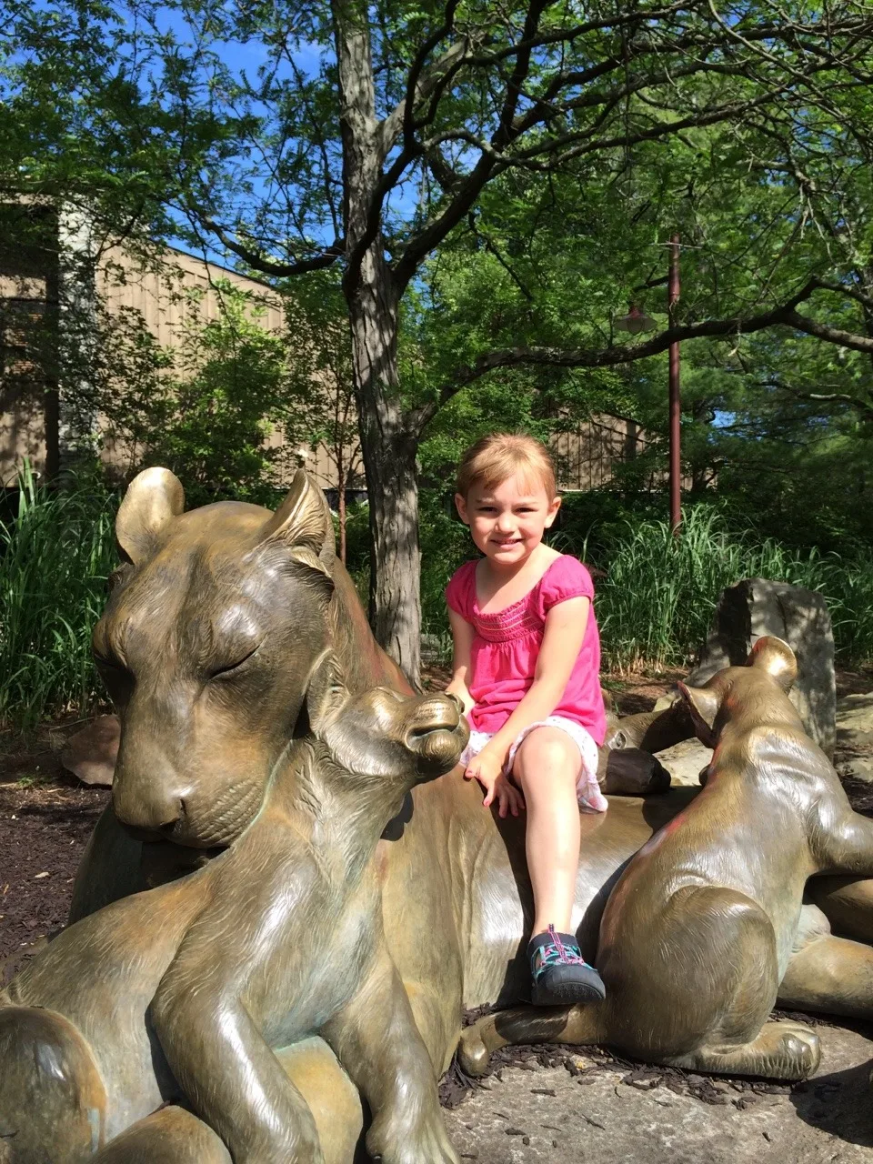 Mama and Abby morning at the Zoo.