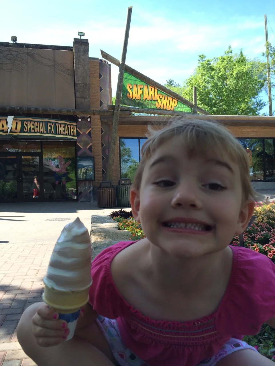 Mama and Abby morning at the Zoo.