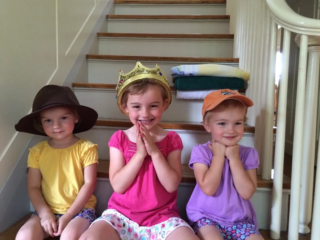 Grandma and Grandpa have the best hats!
