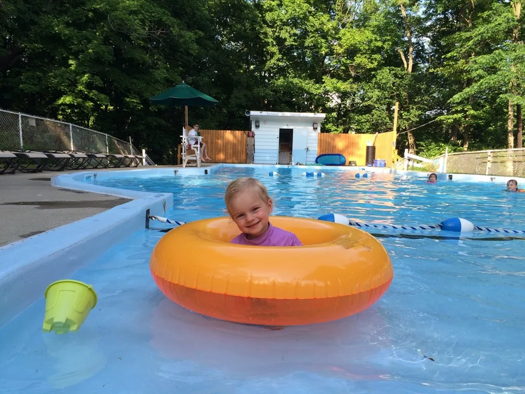 Our fifth trip to the pool during opening week. I think the theme for our summer has been set. Want to join us?