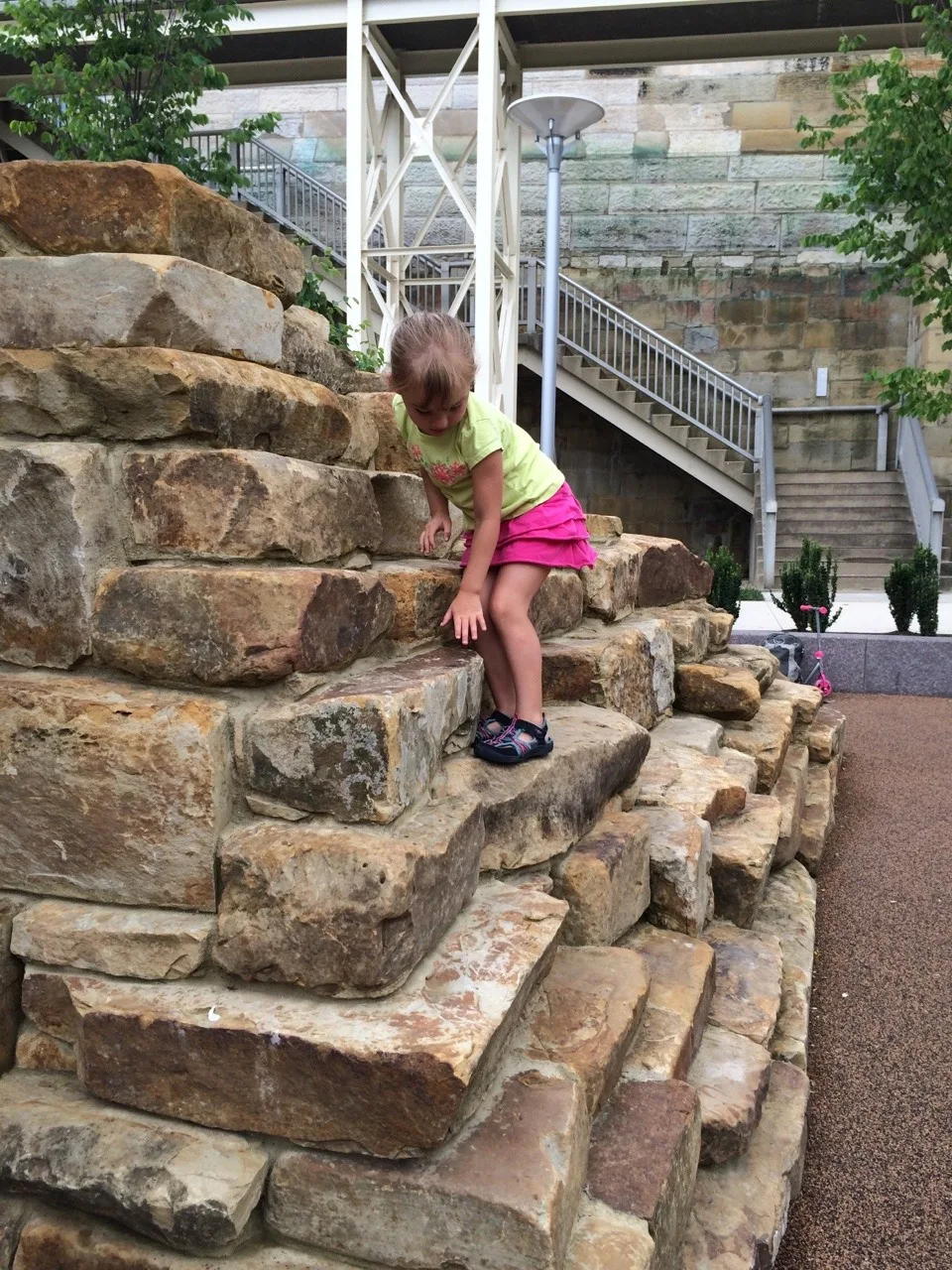 We had a great time this morning visiting the new carousel, playground, and fountain at Smale Riverfront Park. I’m so impressed by our new parks!