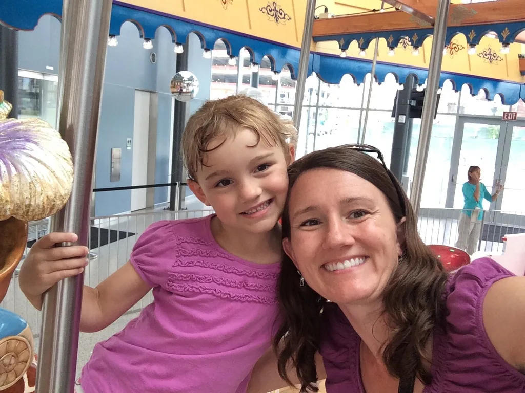 We had a great time this morning visiting the new carousel, playground, and fountain at Smale Riverfront Park. I’m so impressed by our new parks!