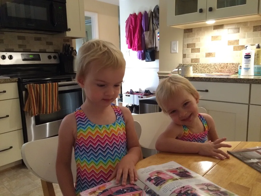 Buy them new swimsuits, and guess what they want to wear first thing in the morning?