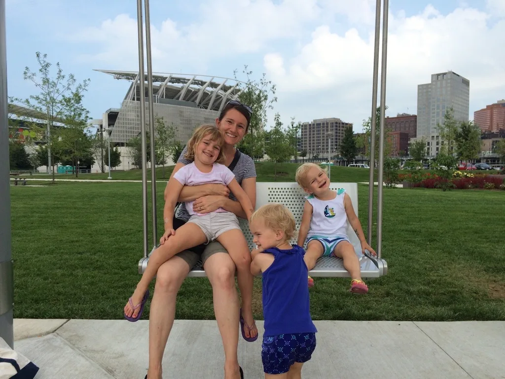 “Can I come too?” Yes, Josie! We all got to enjoy Smale Riverfront Park today.