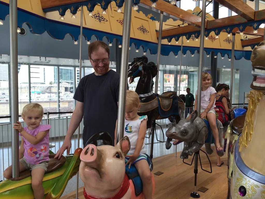 “Can I come too?” Yes, Josie! We all got to enjoy Smale Riverfront Park today.