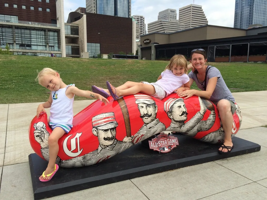 “Can I come too?” Yes, Josie! We all got to enjoy Smale Riverfront Park today.