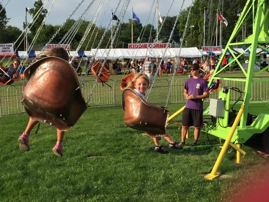 Fun times at the Deer Park festival, especially for Abby. She loved her first ride on a roller coaster, and a Ferris wheel.