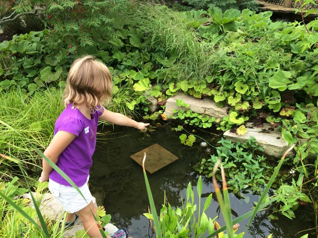 One last Mama and Abby day before school starts. Pumping water and finding frogs at the Highfield Discovery Garden was fun, but eating a burrito almost as big as your head was amazing.