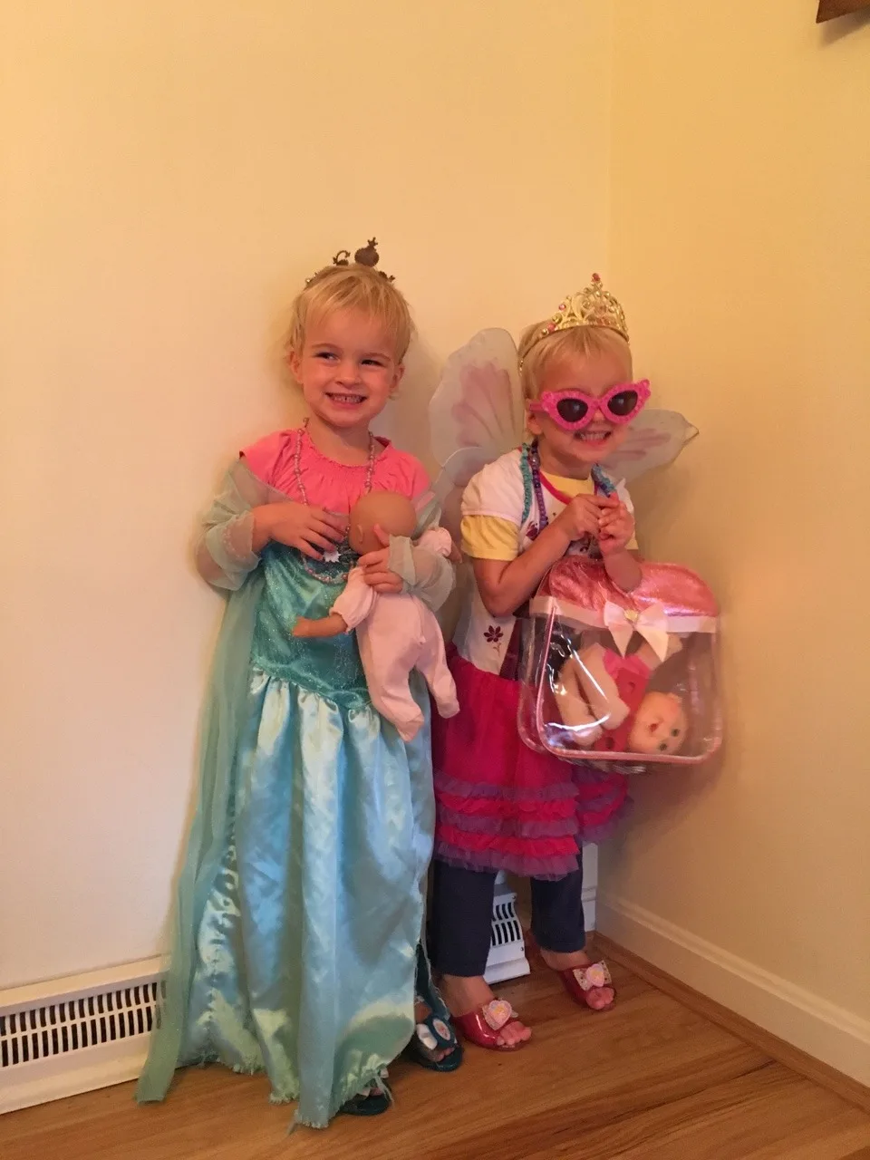 Fun activities for a rainy morning: playing dress-up, reading the dictionary, reviewing recipes, helping to make pumpkin bread, and coloring.