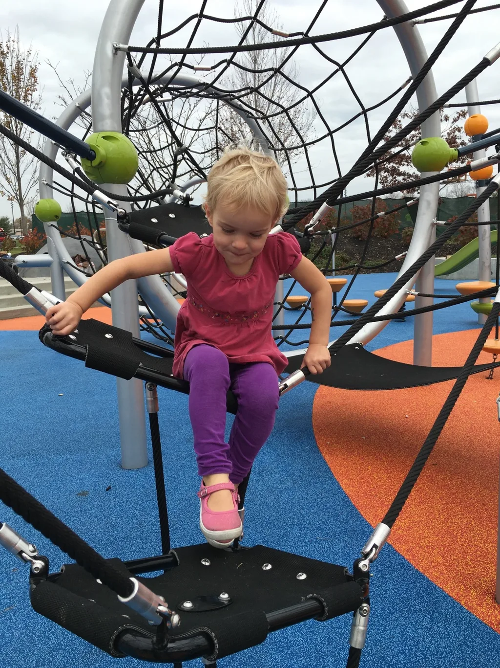 “This is a cool park, Mom!”

Once again, Summit Park was a hit this morning. Great day for it too – seventy degrees in November!