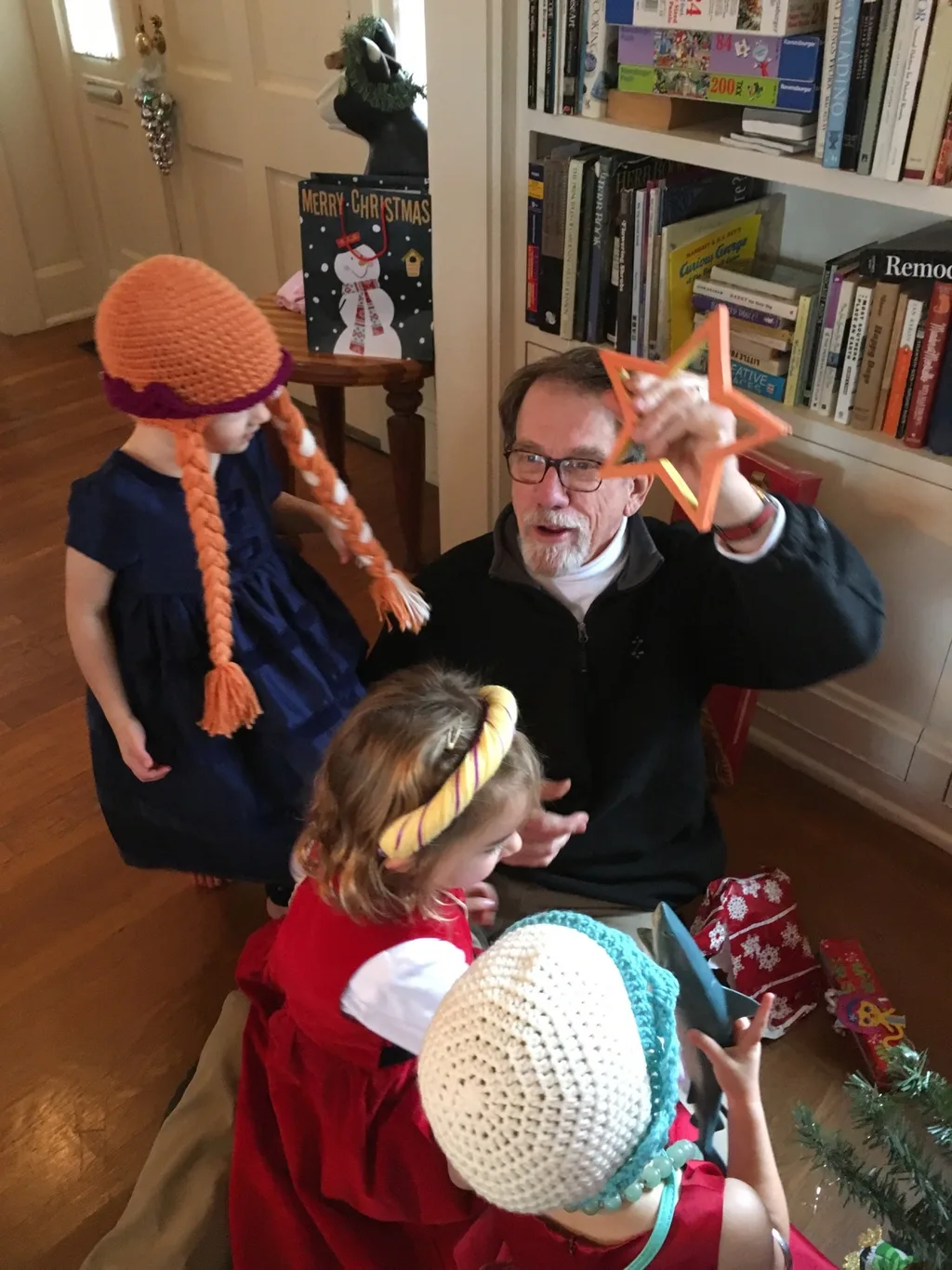 Christmas fun at Grandma and Grandpa’s house.