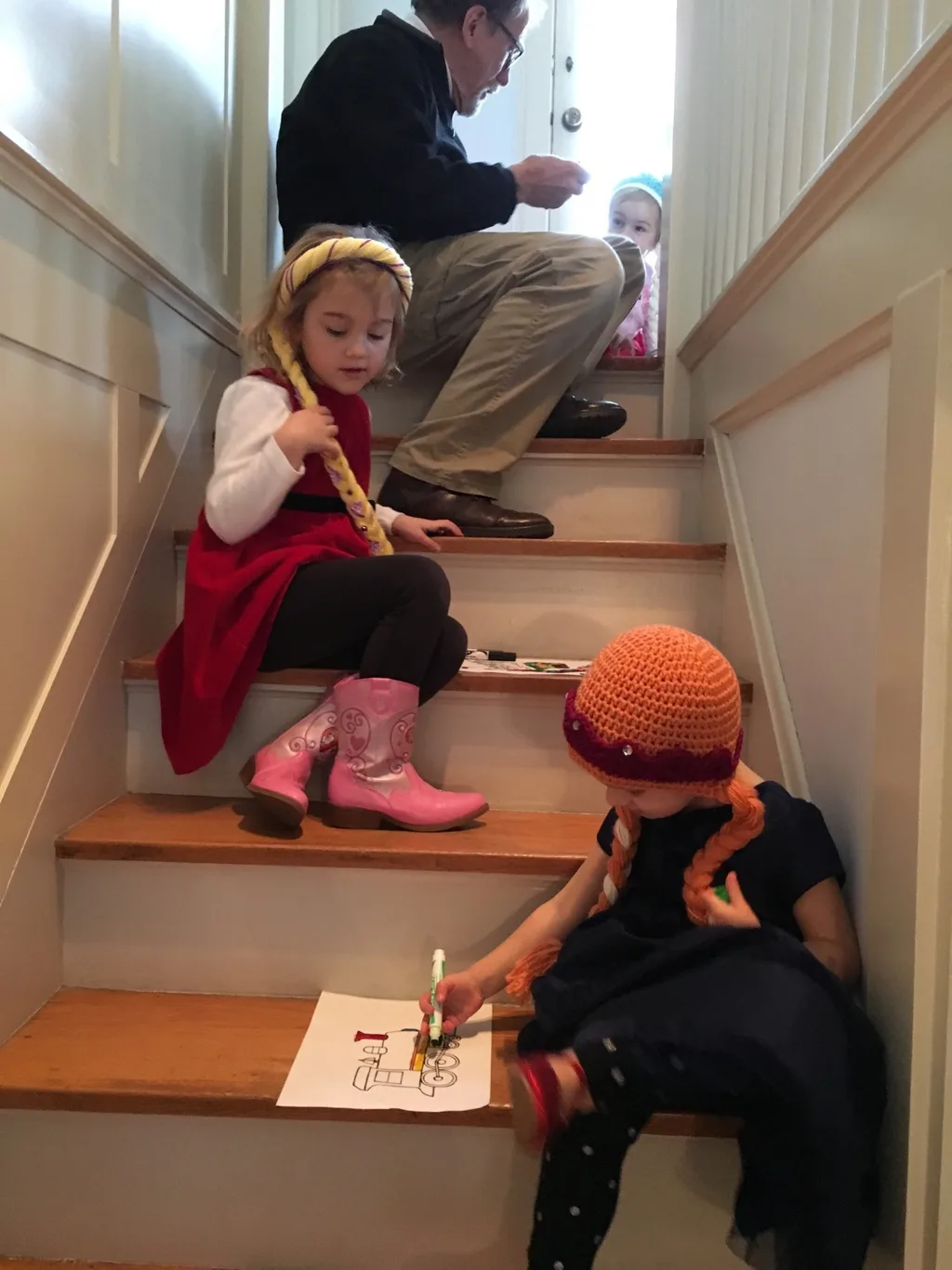 Christmas fun at Grandma and Grandpa’s house.